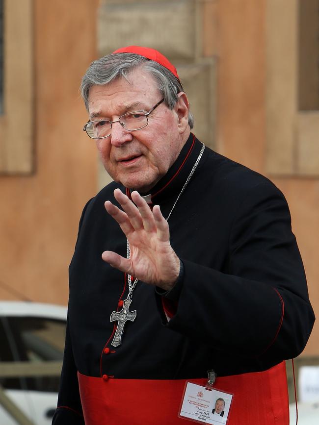 Cardinal George Pell, pictured in 2014. Picture: Getty Images