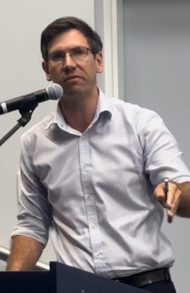 Bundaberg MP, Tom Smith at the Bundaberg debate.