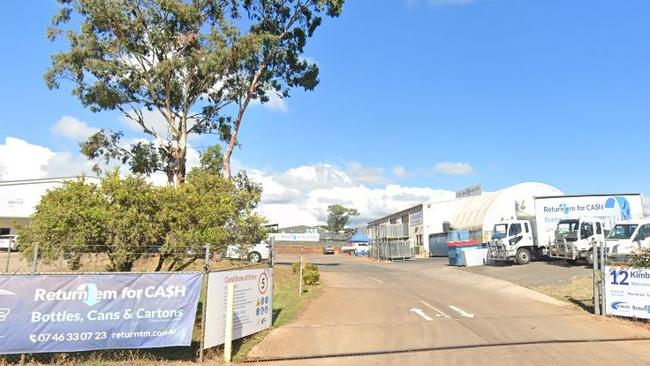 Containers for Change at Torrington, Toowoomba, which is operated by E &amp; E Waste. Picture: Google Maps