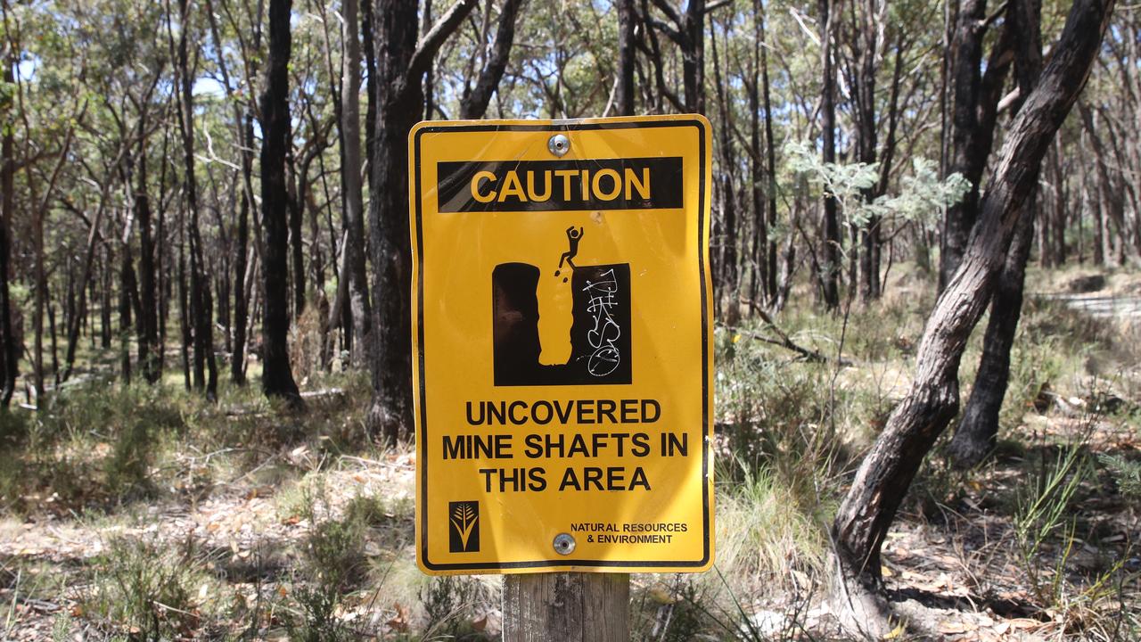 Old mines litter the area near Ballarat. Picture: NCA NewsWire / David Crosling