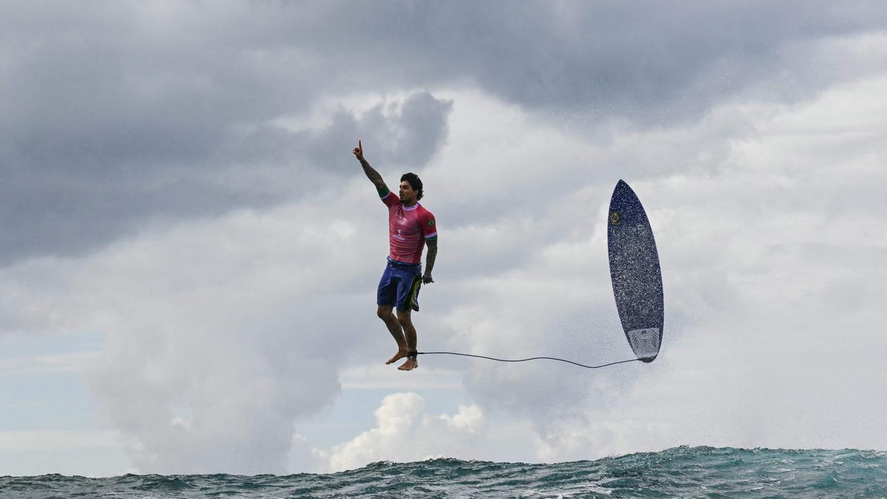 Image of Gabriel Medina at the Olympics has gone viral. Picture: Jerome Brouillet/AFP