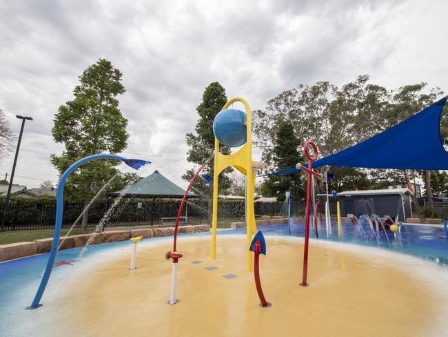 Peninsula Leisure Centre's new $1M aquatic park. The park officially opened today. Picture: News Local / Troy Snook