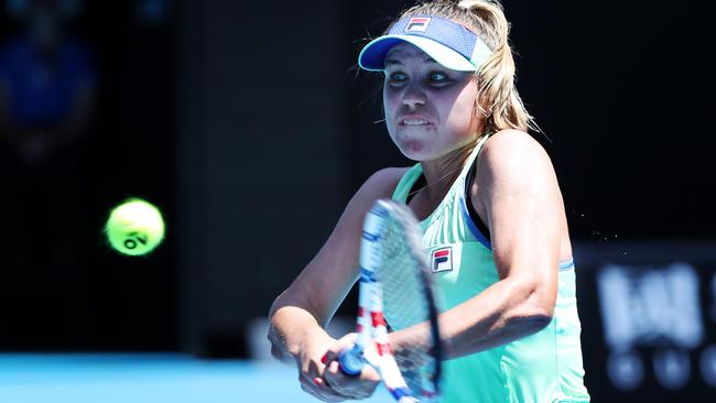 Kenin was in fine form in her win over Jabeur on Rod Laver Arena. Picture: Mark Stewart