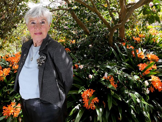 Marita Hutchison, 82, walks every day and swims in the bay during summer. Picture: Ian Currie