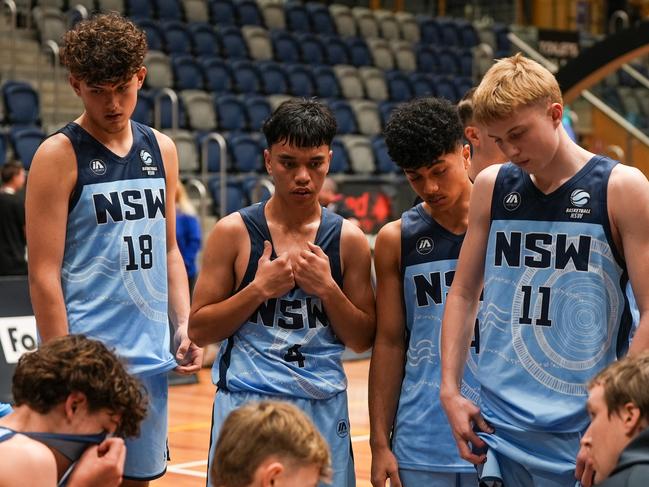 NSW Metro lost a double overtime thriller to Queensland North on Monday. Picture: Basketball Australia