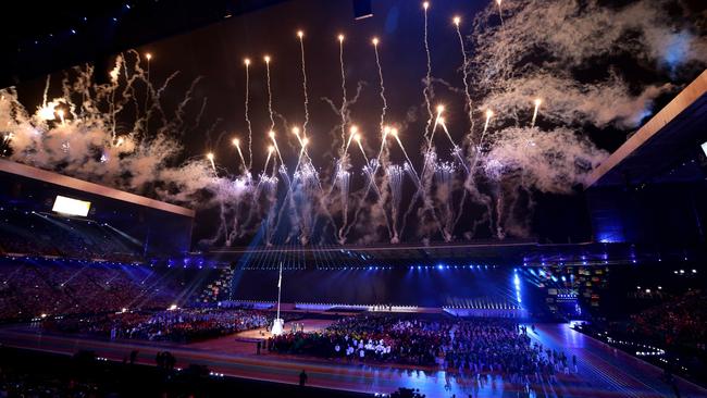 The Opening Ceremony for the 2014 Glasgow Commonwealth Games. Pic: Adam Head