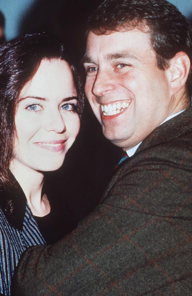 Prince Andrew with his actor Koo Stark in the early 1980s.