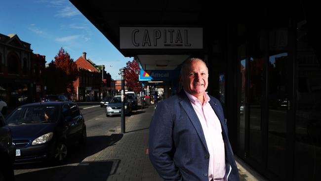 Marti Zucco on the North Hobart restaurant strip. Picture: NIKKI DAVIS-JONES