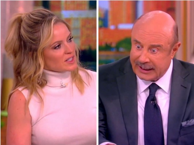 Dr Phil stunned hosts on The View. Picture: Supplied