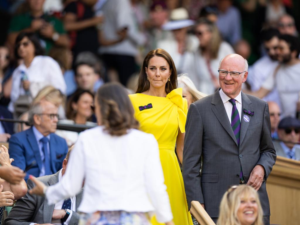 Kate, arriving at the All England Club, in 2022. Picture: Simon Bruty/Anychance/Getty Images