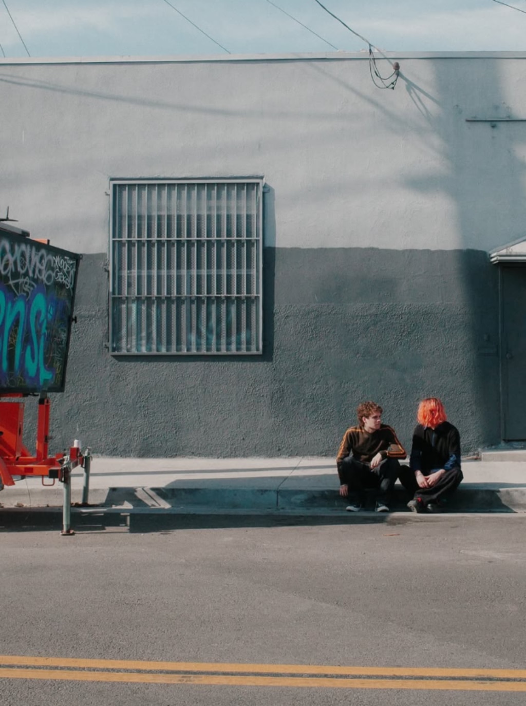 Band member Royel Maddell doesn't show his face online. Picture: Instagram
