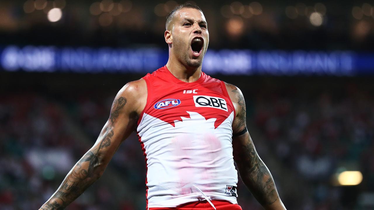 Lance Franklin announced his retirement on Monday. Picture: Phil Hillyard