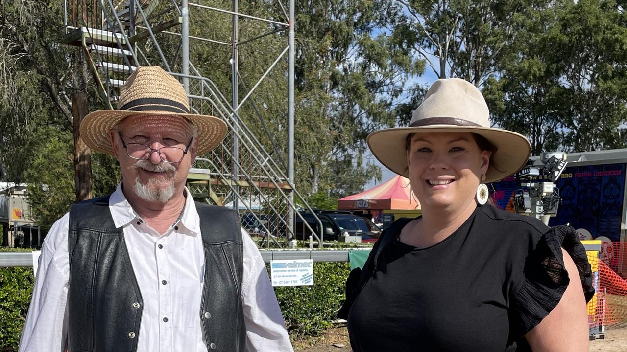 L-R: Les and Kaitlyn at the Gympie Show 2025.