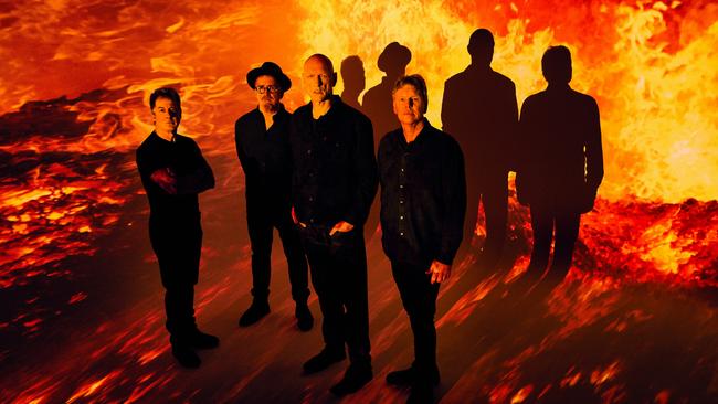 Midnight Oil will headline the revitalised Bluesfest music festival in October, after a public health order forced the event to be cancelled in March due to COVID-19. Picture: Daniel Boud