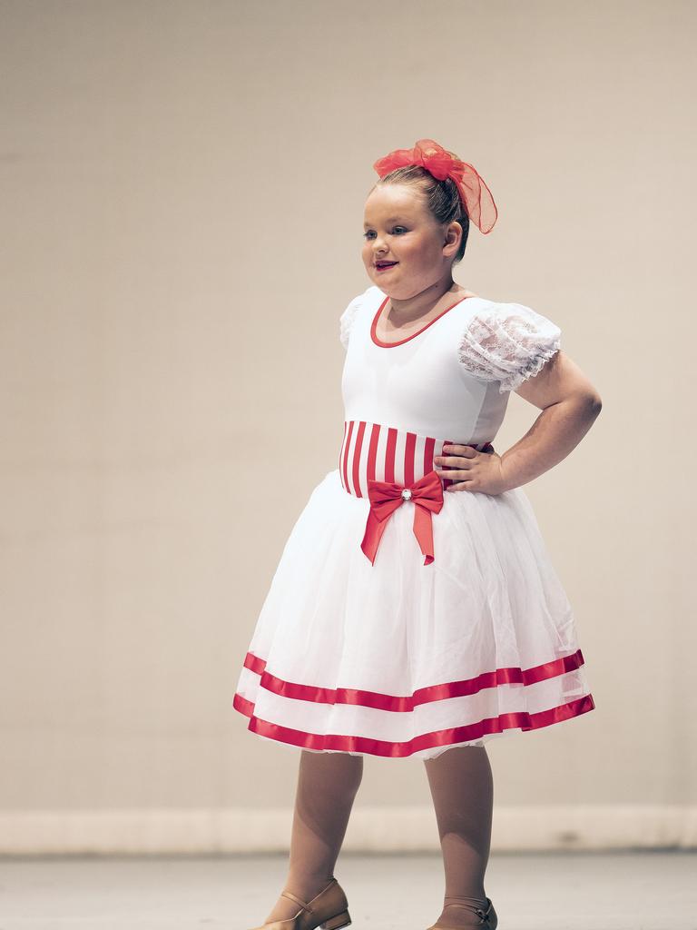 7 Years Tap Solo. Amahlija Gangell during the Southern Tasmanian Dancing Eisteddfod, Wrest Point. Picture: Chris Kidd