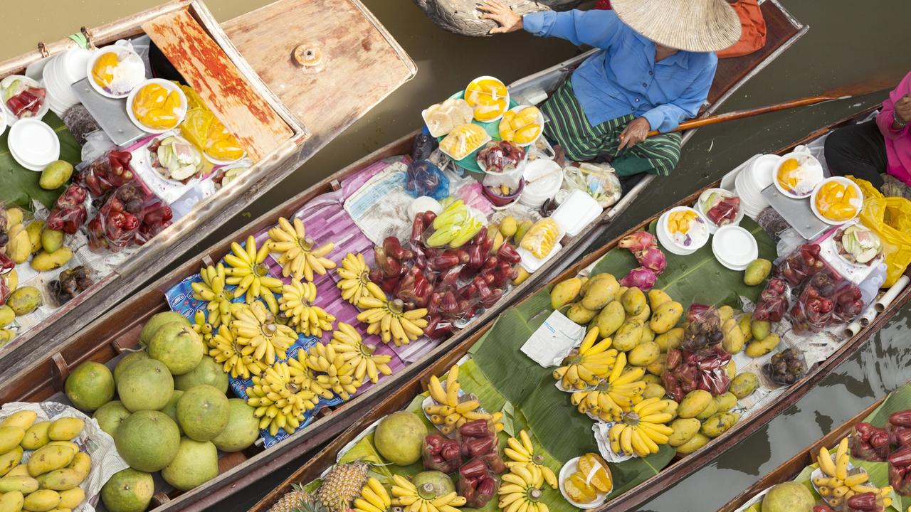 A floating market from Bangkok in Thailand. Picture: iStock