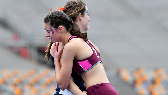 QGSSSA private schoolgirl track and field championship. Thursday September 15, 2022. Picture, John Gass