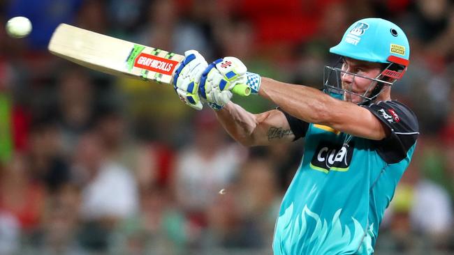 Chris Lynn inspired the Brisbane Heat to victory over the Sydney Thunder on Wednesday night.