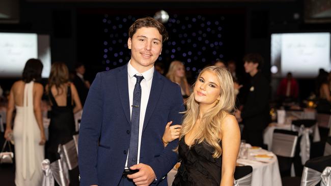 Mason King and Arabella Kershaw at the year 12 St Hilda formal. Photo: Celeste Humphrey