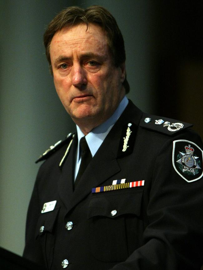 Then Australian Federal Police Commissioner Mick Keelty