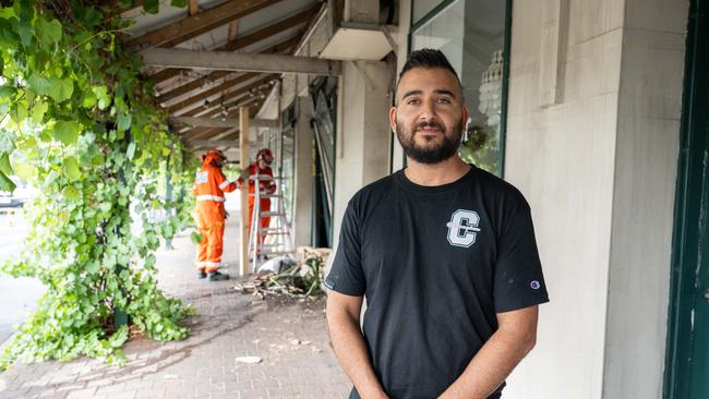 Brian Hash, owner of Ey Fonzi Pizzeria in Torrens Park. Picture: NCA NewsWire / Morgan Sette