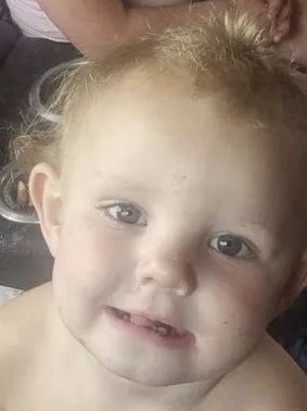 One-year-old Harlyn died after a home in Rokeby, Hobart, caught fire on Sunday. Picture: Supplied