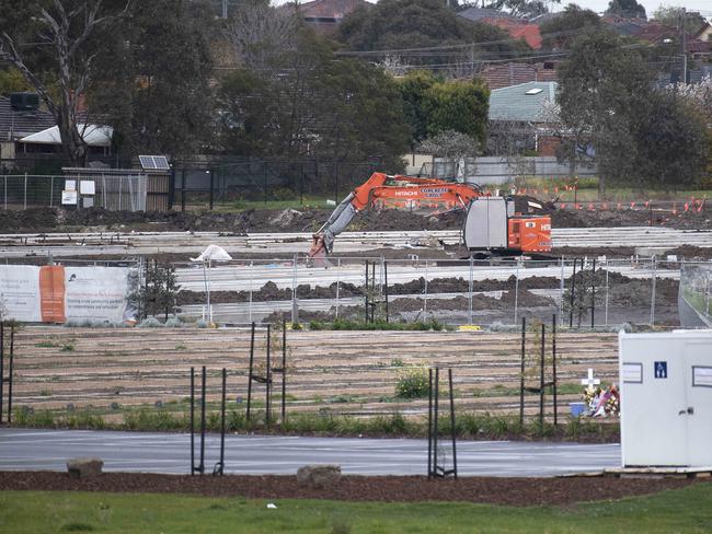 Cemetery expansion continues. Picture: Ellen Smith