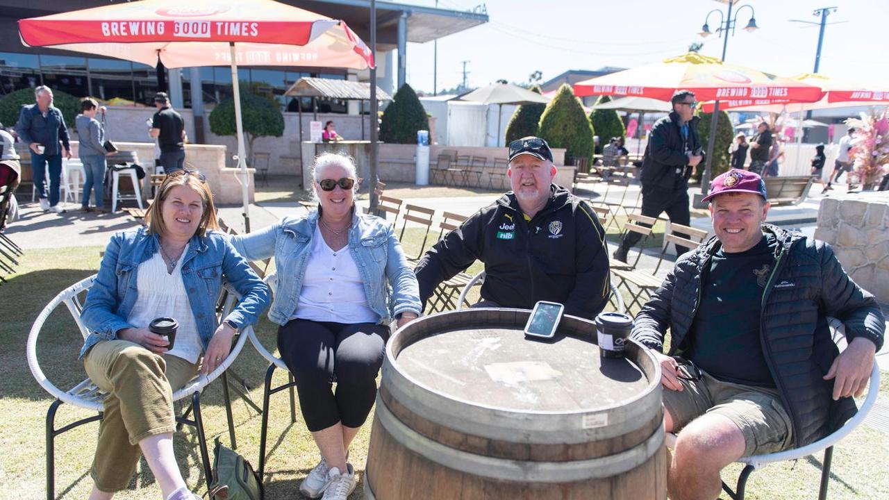 Terry, Pip, Darren and Mark from the Sunshine Coast, at the Kingaroy BaconFest 2023.