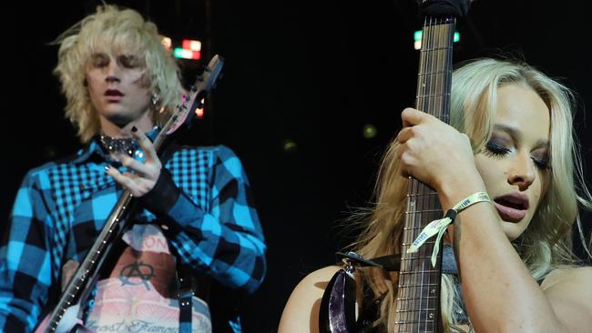 Machine Gun Kelly and Sophie. (Photo by Ethan Miller/Getty Images)