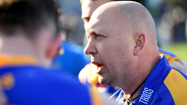 Cranbourne coach Steve O’Brien. (Photo by Josh Chadwick)