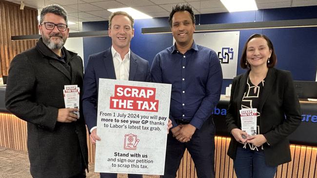 Opposition Leader David Speirs said he would scrap the GP payroll tax if elected in 2026 claiming it was putting pressure on hospitals as people could not afford visiting a GP. Picture: Supplied