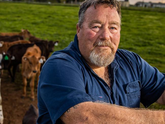 Dairy farmer John Hunt, on October 5th, at his Allendale East farm.Picture: Tom Huntley