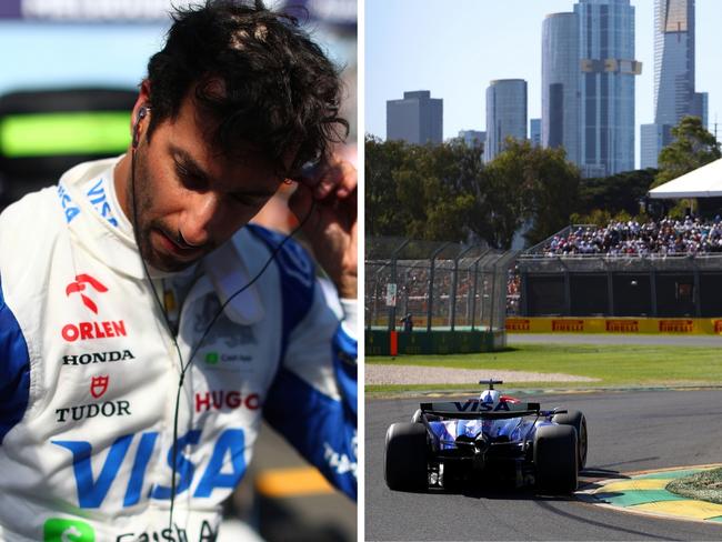 Daniel Ricciardo was lonely at Albert Park.