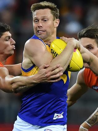 Sam Mitchell in action for West Coast.