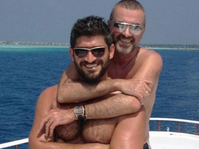 George Michael and Fadi Fawaz. Picture: Twitter