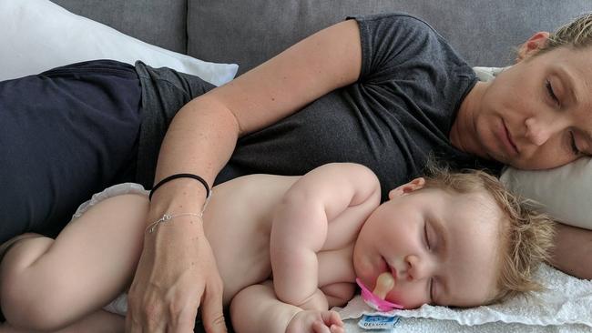 Rachael Casella: “I don’t think anyone can ever describe adequately in words what it’s like to be told your 10-week-old baby has a terminal illness.” Rachael is pictured here with Mackenzie. (Pic: Rachael Casella)