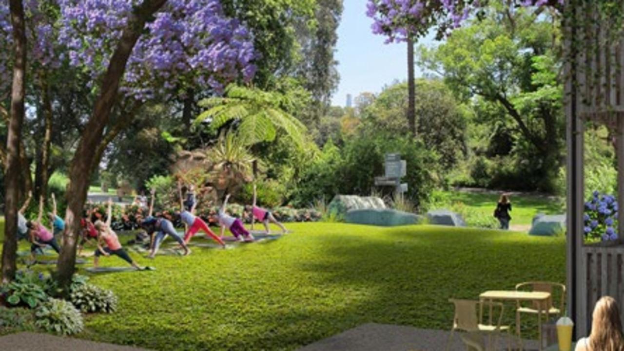 Royal Botanic Gardens and National Herbarium of Victoria, Australia, Map,  & History