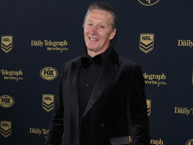 SYDNEY, AUSTRALIA - OCTOBER 02: Craig Bellamy head coach of the Storm arrives ahead of the 2024 Dally M Awards at Royal Randwick Racecourse on October 02, 2024 in Sydney, Australia. (Photo by Mark Metcalfe/Getty Images)