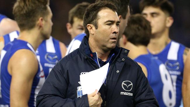 The Roos backed Brad Scott at the end of last season. Picture: AAP Images