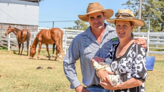 Steven and Ursula Keating with baby Andrew. Photo/Keating family