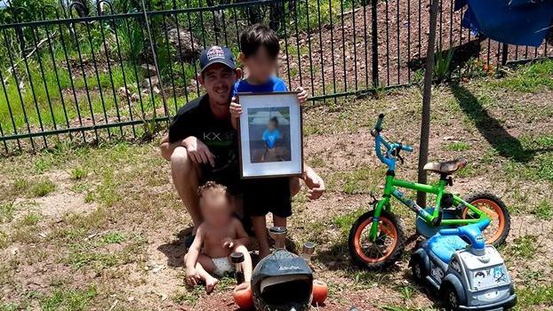 Jye Mulhall crashed his car in Stapleton in August 2019, killing his 5-year-old son Dmitri Charles Mulhall. Picture: Facebook