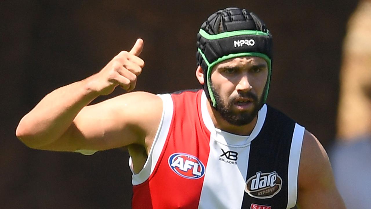 Paddy McCartin played 35 games for St Kilda after being selected with the No.1 pick in the 2014 draft. Picture: Quinn Rooney/Getty Images