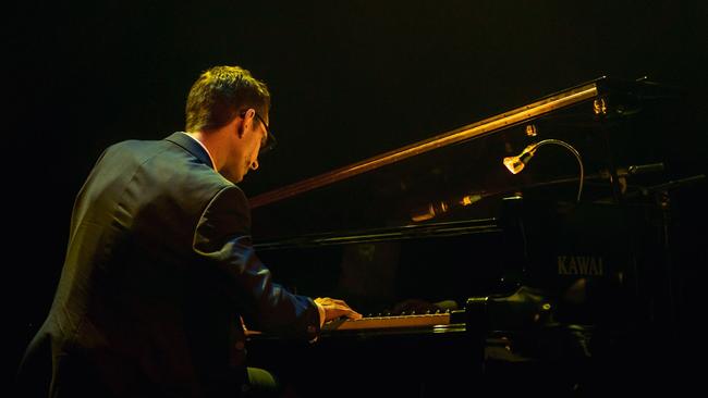 Steve Newcomb on piano for The Sweetest Taboo. Photo: Lauren Crabbe