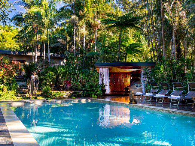 The pool at Gaia Retreat &amp; Spa.