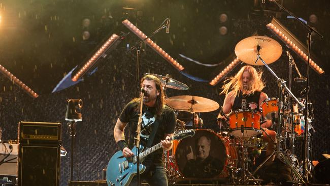 American rock band Foo Fighters performing at GMHBA Stadium in Geelong on March 4 Picture: Frontier Touring.