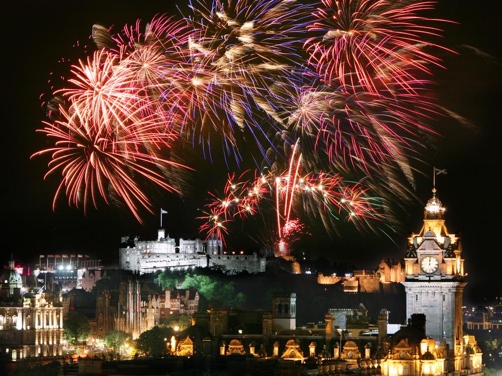 <p><b>EDINBURGH</b> Forget dropping balls &ndash; spend New Year&rsquo;s Eve in <a href="https://www.escape.com.au/destinations/europe/uk/short-visit-essentials-in-edinburgh/news-story/55b62b9f30e7995f1065207b5ffa79f0" target="_blank" rel="noopener">Edinburgh</a> for Hogmanay, where torchlight parades, huge firework displays, live performances and Loony Dook (jumping into the icy cold sea in the name of charity) take place.<b><br>PRO TIP: </b>If you plan to join in on the celebrations, <a href="https://www.edinburghshogmanay.com/information/ticket-info" target="_blank" rel="noopener">get your tickets early</a>. The Street Party is ticketed, as is the concert at Princes Street Gardens and the Torchlight Procession.<br><a href="https://www.escape.com.au/top-lists/the-20-best-places-to-visit-in-october/image-gallery/0539a4e35f0162d142c5b28bc4cf1150" target="_blank" rel="noopener">20 BEST PLACES TO VISIT IN OCTOBER</a></p>