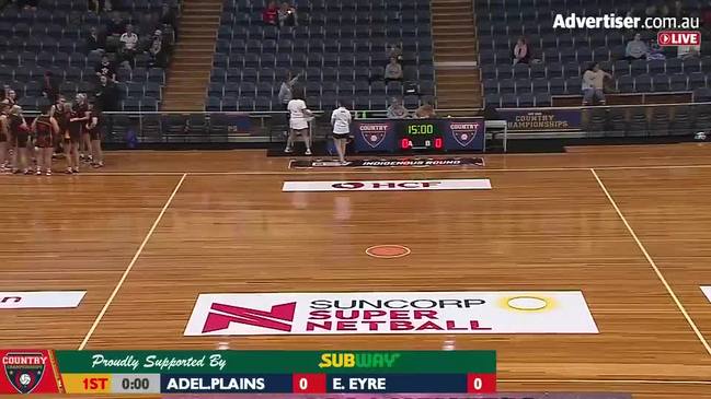 REPLAY: SA Country Netball Championships - Adelaide Plains vs Eastern Eyre (Seniors B Grade) Court 1