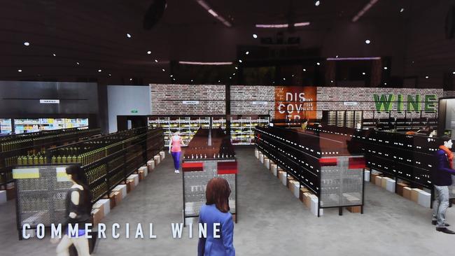 Endeavour Drinks says the store will be stocked with three times more wine products that the average store. Image: Endeavour Drinks