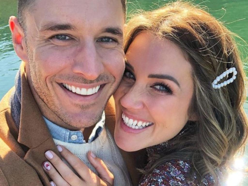 Georgia Love and Lee Elliott met on set of The Bachelorette in 2016. Picture: Instagram