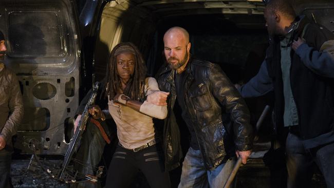 Danai Gurira as Michonne - The Walking Dead _ Season 6, Episode 16 - Photo Credit: Gene Page/AMC
